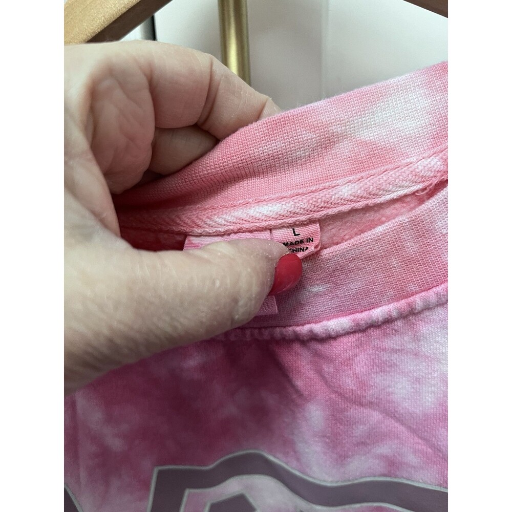 Vans Pink Tie-Dye Crewneck Sweatshirt - Picture 3 of 6